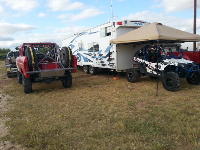 Our friends razor next to the bronco.