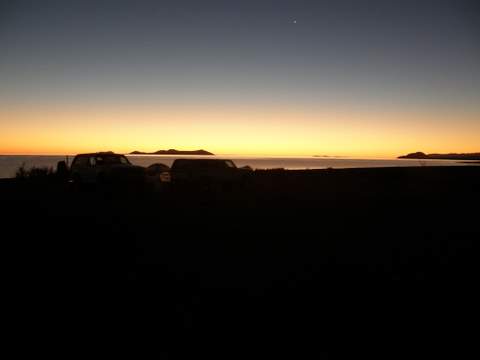sun coming up over flyinbronco and bajaf250