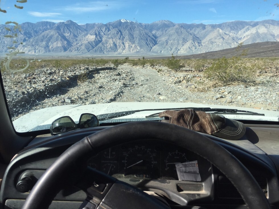 Fun driving in the rocky washes.