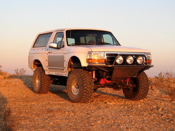 Brian's badass Bronco.