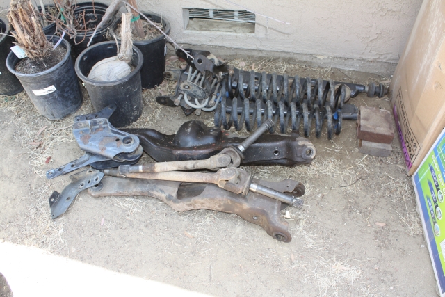 Some of the old parts that came off.