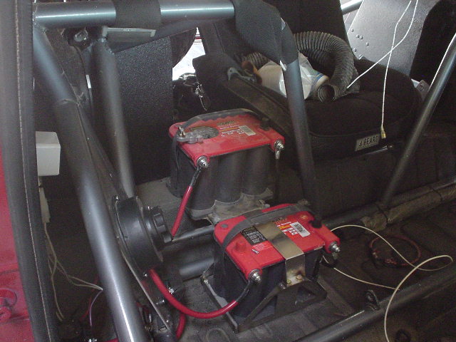 batteries in the cab