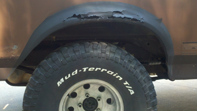 You can see on this pic how far it got moved back. from the front. It use to hit before.