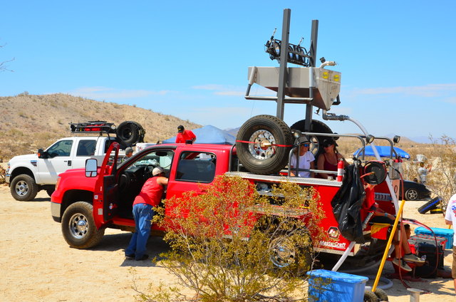 Parkhouse fueling rig at the Borrego pits